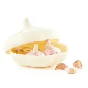 recipiente para conservar ajos